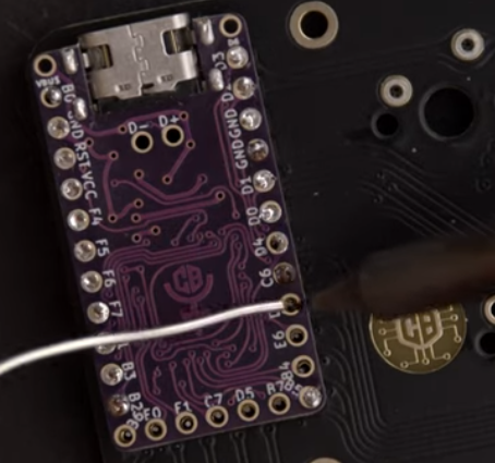 συγκολληση ελεγκτη στις IC-sockets με χρηση millmax